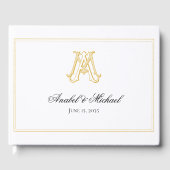 COULEUR MODIFIÉE MA Monogramme AM Monogramme Livre (Recto)