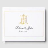 COULEUR MODIFIÉE MJ Monogramme JM Monogramme Livre (Recto)