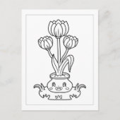 Couleur moi Jolies tuiles | Cartes d'activité (Devant)