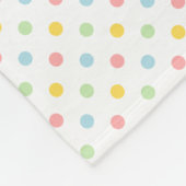 Couleur motif couleur pois couverture (Coin)