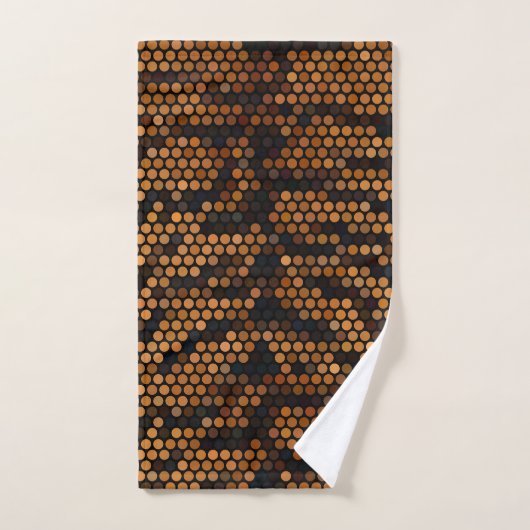 Couleur Motif Tiger (Serviette à main)