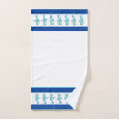 Couleur multi royale de bord de la mer réglé de (Serviette à main)