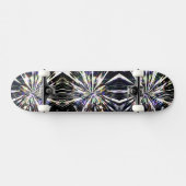 Couleur noir et blanc Burning Skateboard (Horz)