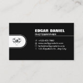 Couleur noire Carte de visite de drone (Devant)