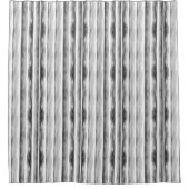 Couleur noire et blanche Aquarelle Douche rideau (Devant)