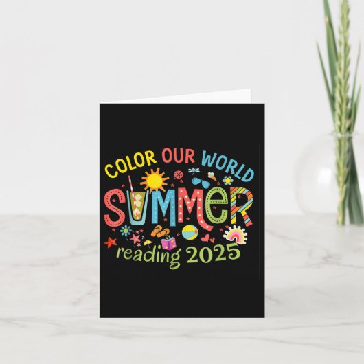 Couleur Notre Monde Été 2025 Programme de Lecture (Devant)