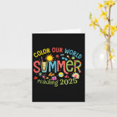 Couleur Notre Monde Été 2025 Programme de Lecture (Fleur jaune)