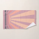 Couleur Ombre rose et violet Sunrise (Serviette à main)