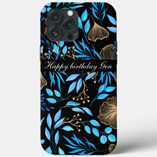 Couleur or coque iphone personnalisée Ajouter votr (Verso)