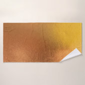 Couleur or ou feuille texture arrière - plan abstr (Serviette de bain)