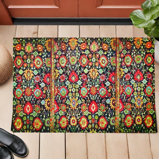 Couleur Oriental Revêtu de tapis