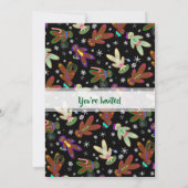 Couleur/pain d'épices à la carte Gens et flocons d (Dos)