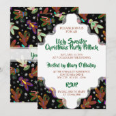 Couleur/pain d'épices à la carte Gens et flocons d (Devant / Derrière)