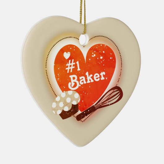 Couleur personnalisée #1 Boulanger ornement arbre (Droite)