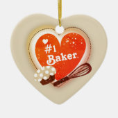 Couleur personnalisée #1 Boulanger ornement arbre (Devant)