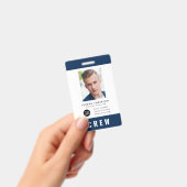 Couleur personnalisée Ajouter un logo Photo Badge (Manuel / portable)