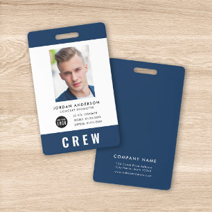 Couleur personnalisée Ajouter un logo Photo Badge