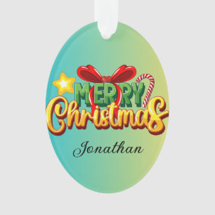 Couleur personnalisée arrière - plan verdure Xmas