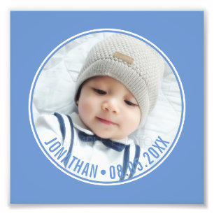 Couleur personnalisée avec photo et texte personn