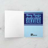 Couleur personnalisée Carte anniversaire de 10 ans (Intérieur)