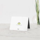 Couleur personnalisée, cartes de remerciements (Dos)