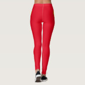 Couleur personnalisée et nombre de Jersey Leggings (Dos)