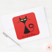 Couleur personnalisée Le Conversation Noir Sticker (Enveloppe)