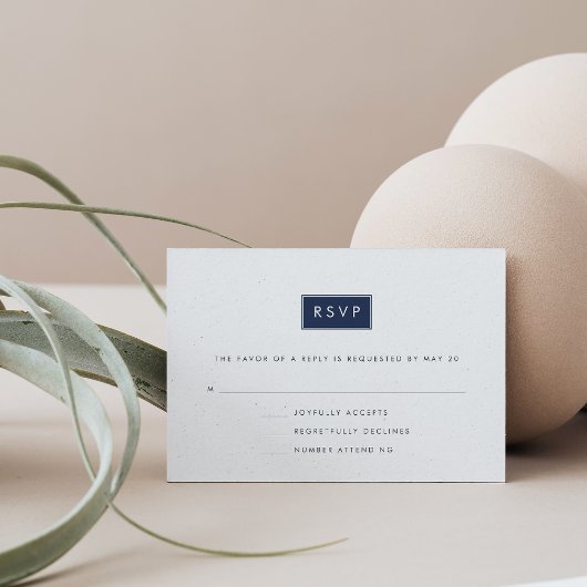 Couleur personnalisée Réponse au mariage moderne