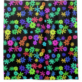 Couleur Pop Cute Fleurs Douche Rideau (Devant)