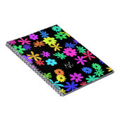 Couleur Pop Fleurs Cute Carnet photo spirale (Côté Droit)
