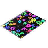 Couleur Pop Fleurs Cute Carnet photo spirale (Côté gauche)