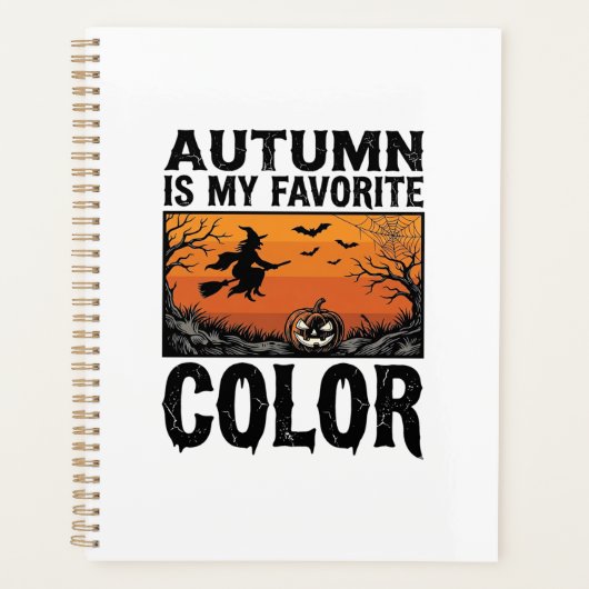 Couleur préférée d'automne Halloween Citrouille Ve (Devant)