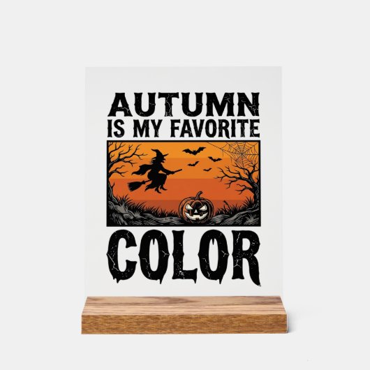 Couleur préférée d'automne Halloween Citrouille Ve (Recto)