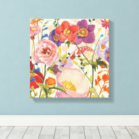 Couleur Printemps Canvas Afdruk (Insitu (Houten vloer))