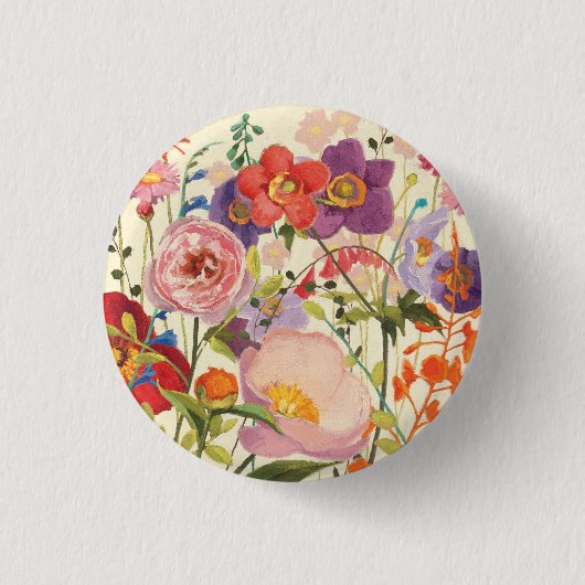 Couleur Printemps Ronde Button 3,2 Cm (Voorkant)