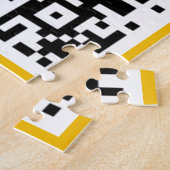Couleur QR Code Puzzle Votre Message Surprise Cade (Côté)