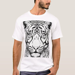 Couleur & Roar : T-shirt couleur tigre pour enfant