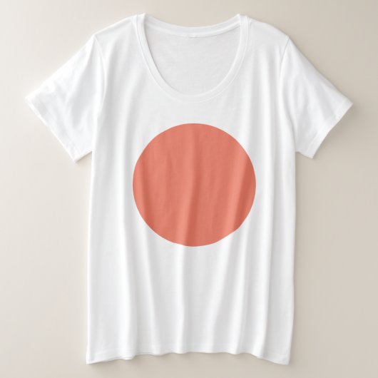 Couleur Rose Pêche Printemps Été (Design devant)