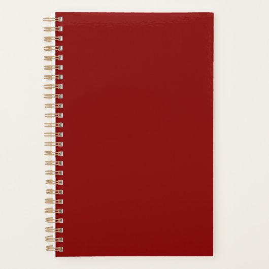 Couleur rouge foncé (Devant)