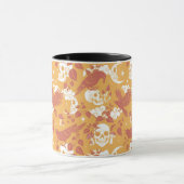 Couleur rustique Halloween Motif café Mug (Centre)