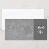 Couleur simple - Merci - gris-foncé (Devant / Derrière)