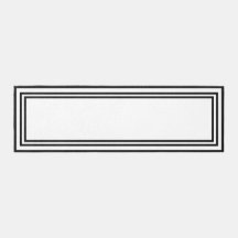 Couleur solide blanche de base Boarder noir minima