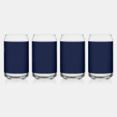 Couleur solide bleu marine de minuit (Dos)