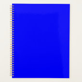 Couleur solide bleu néon (Devant)
