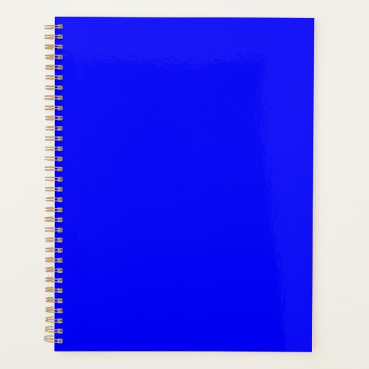 Couleur solide bleu néon (Devant)