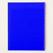 Couleur solide bleu néon (Dos)