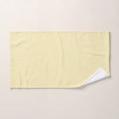 Couleur solide blonde (Serviette à main)