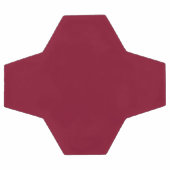 Couleur solide bordeaux | Classique | Élégant (Plat)