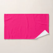 Couleur solide de framboise vive (Serviette à main)