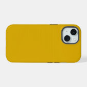 Couleur solide jaune moutarde (Verso Horizontal)